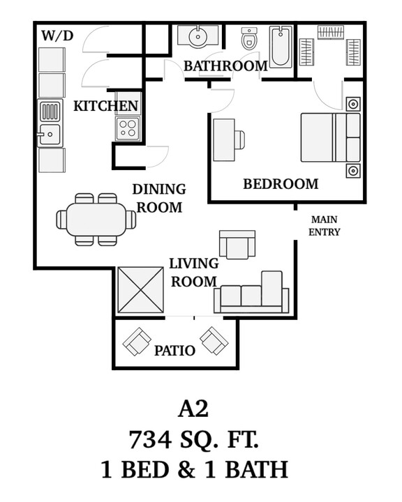 1 Bedroom 1 Bath 1 Bedroom 1 Bath